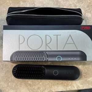 TYMO Black Hair Straightening Brush